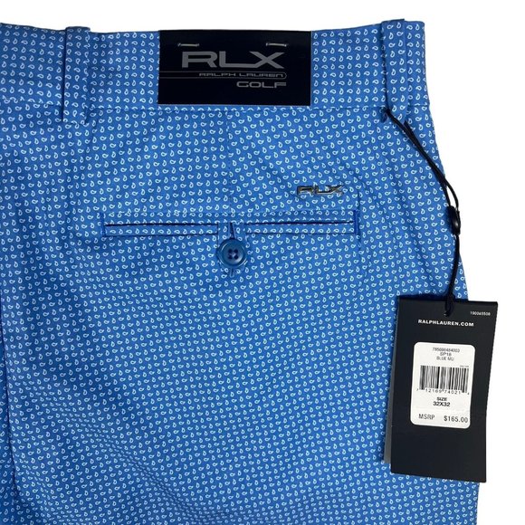 RLX Ralph Lauren Golf Pants Men 32x32 Paisley Print Performance Stretch NWT - Picture 13 of 16